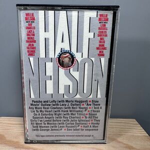 Willie Nelson Half Nelson Cassette Tape 1985 CBS VG+ CS7